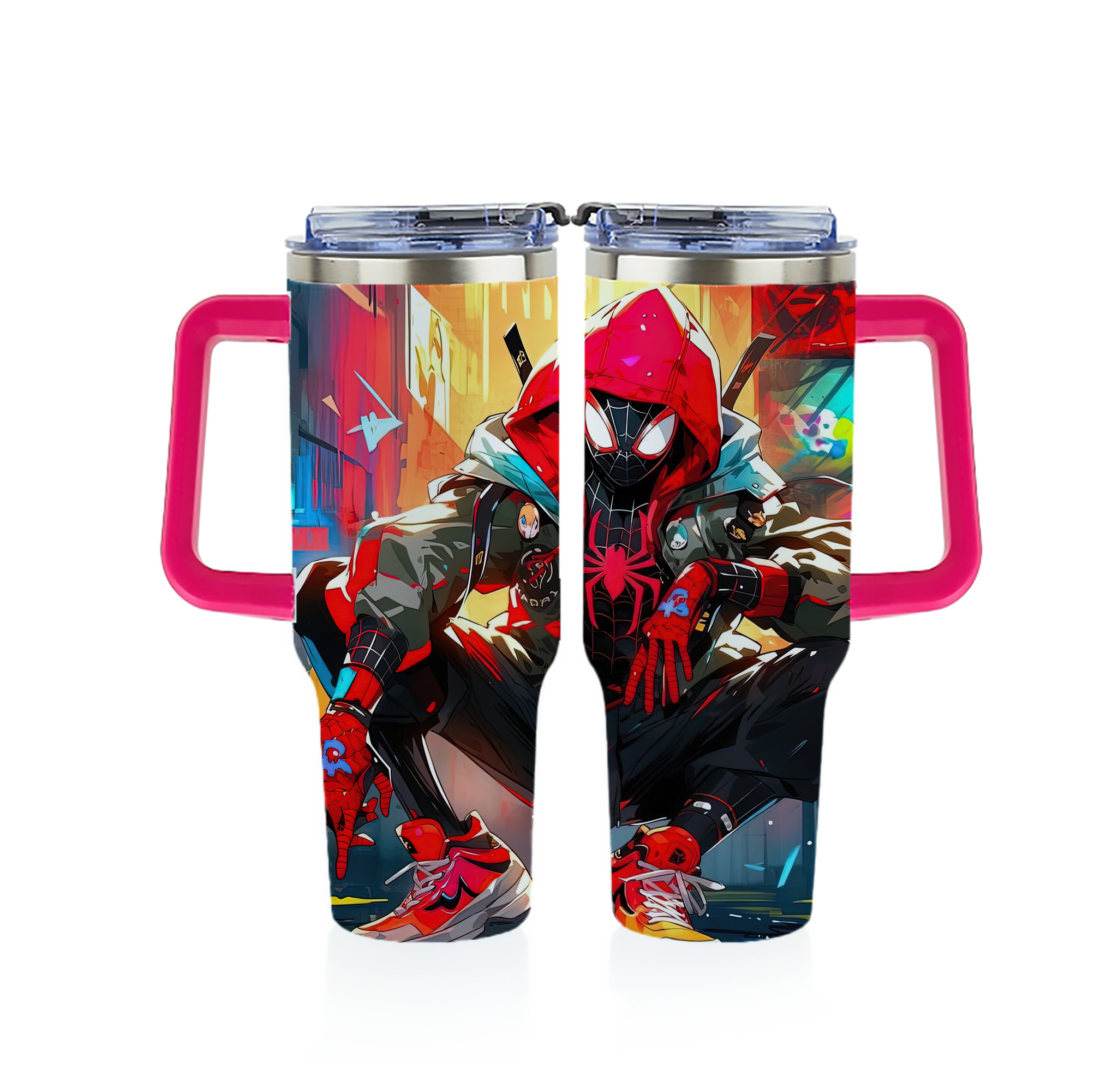 （画像用） Spider Man スパイダーマン 1200ｍLフルプリント車用タンブラー